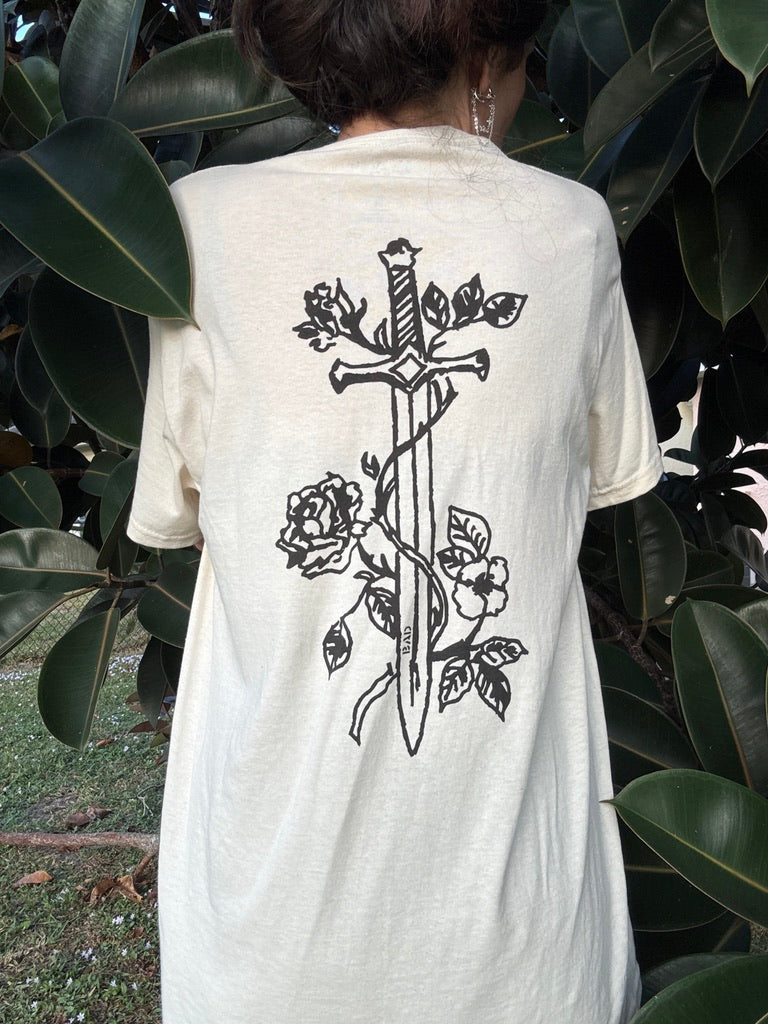Sword of the Spirit – Sand Pocket & Back Print Tee