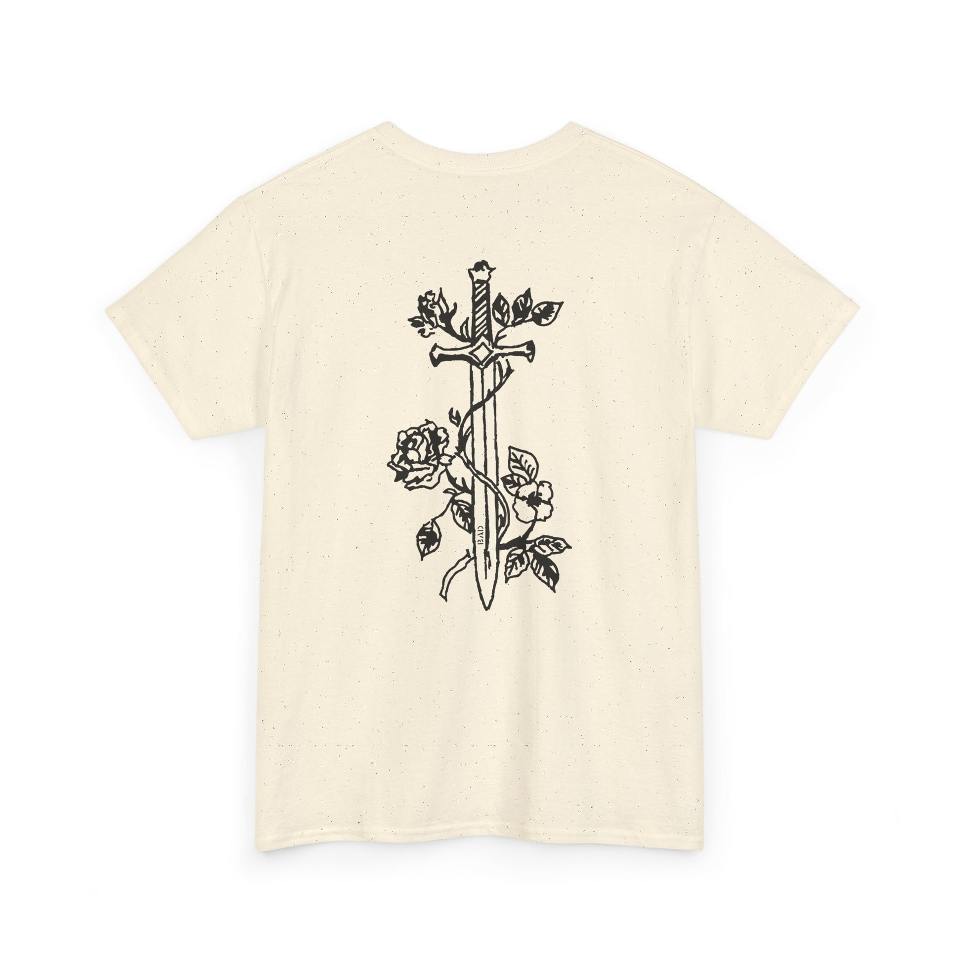 Sword of the Spirit – Sand Pocket & Back Print Tee