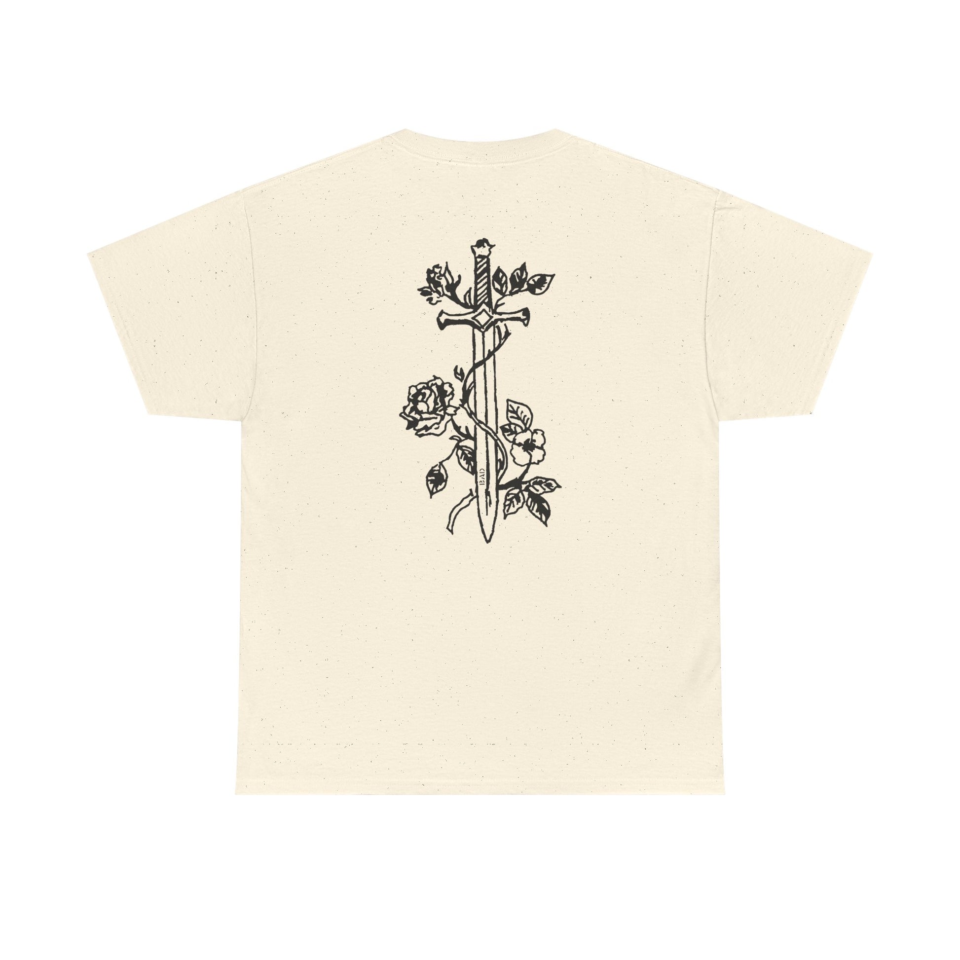 Sword of the Spirit – Sand Pocket & Back Print Tee