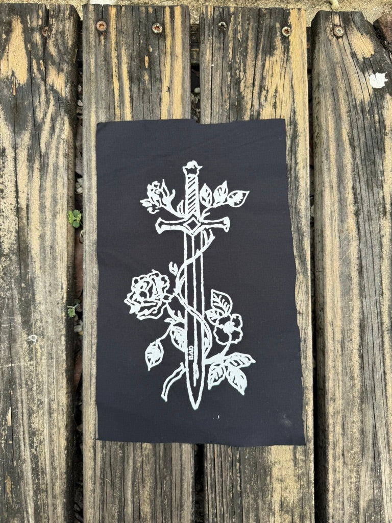 Sword Wrapped in Flowers Patch
