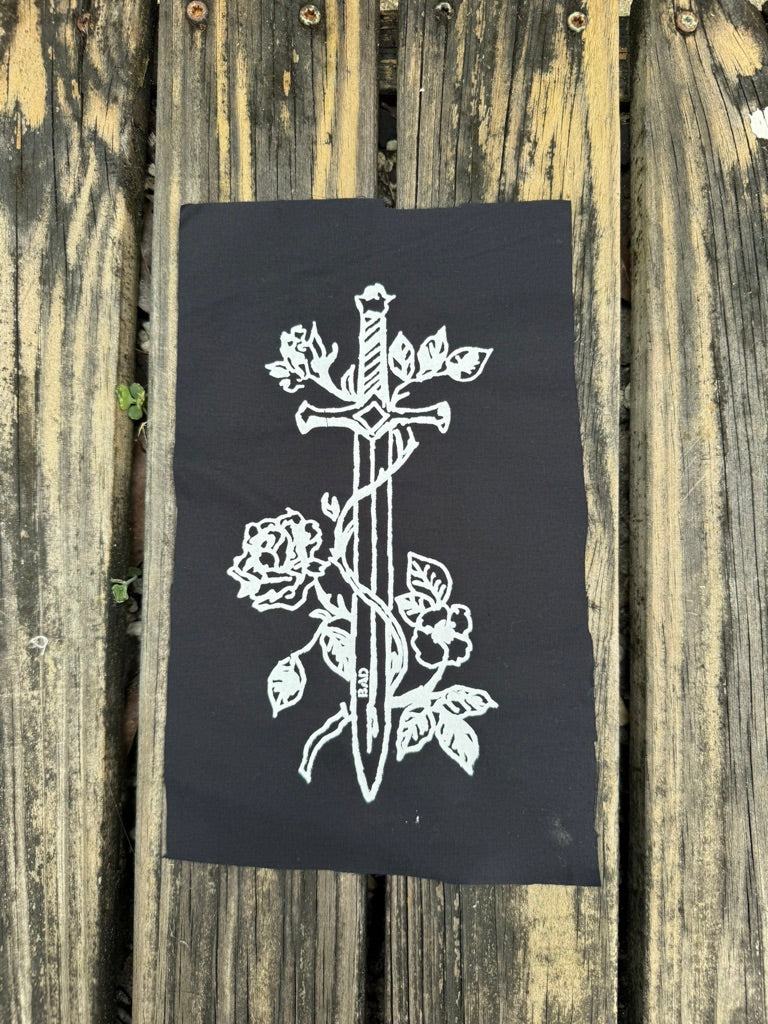 Sword Wrapped in Flowers Patch