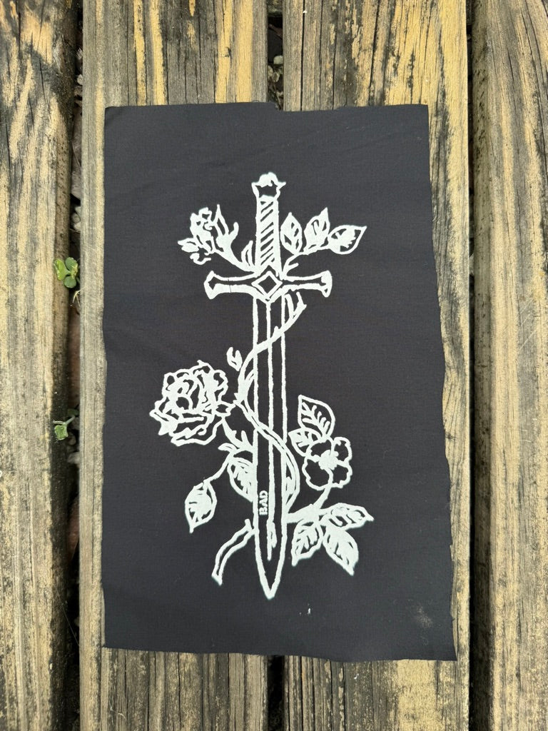 Sword Wrapped in Flowers Patch