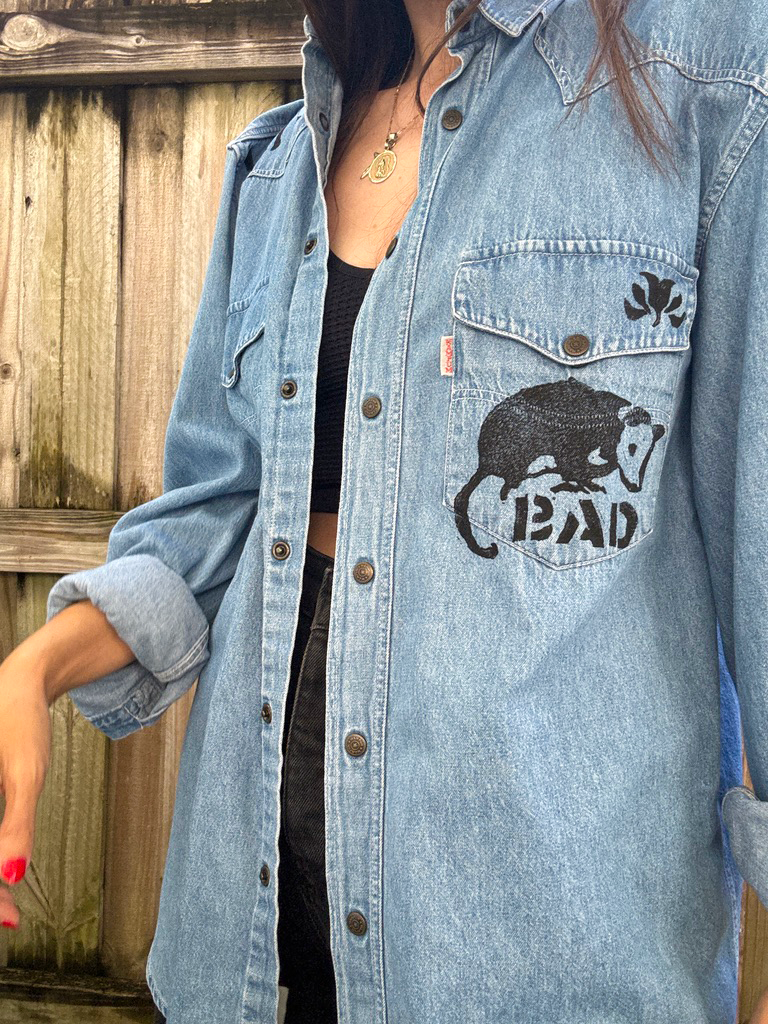 BAD Opossum Denim Top