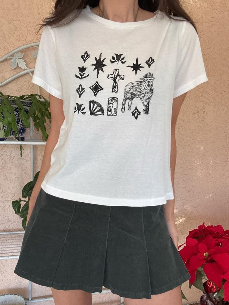 Revelation 5:6 / Linocut Tee