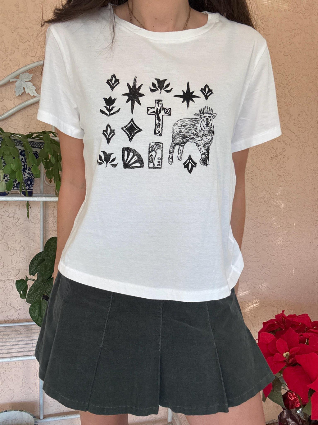 Revelation 5:6 / Linocut Tee