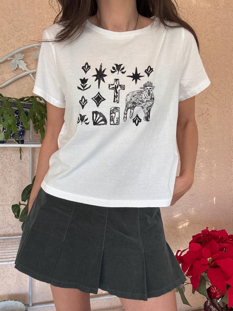 Revelation 5:6 / Linocut Tee