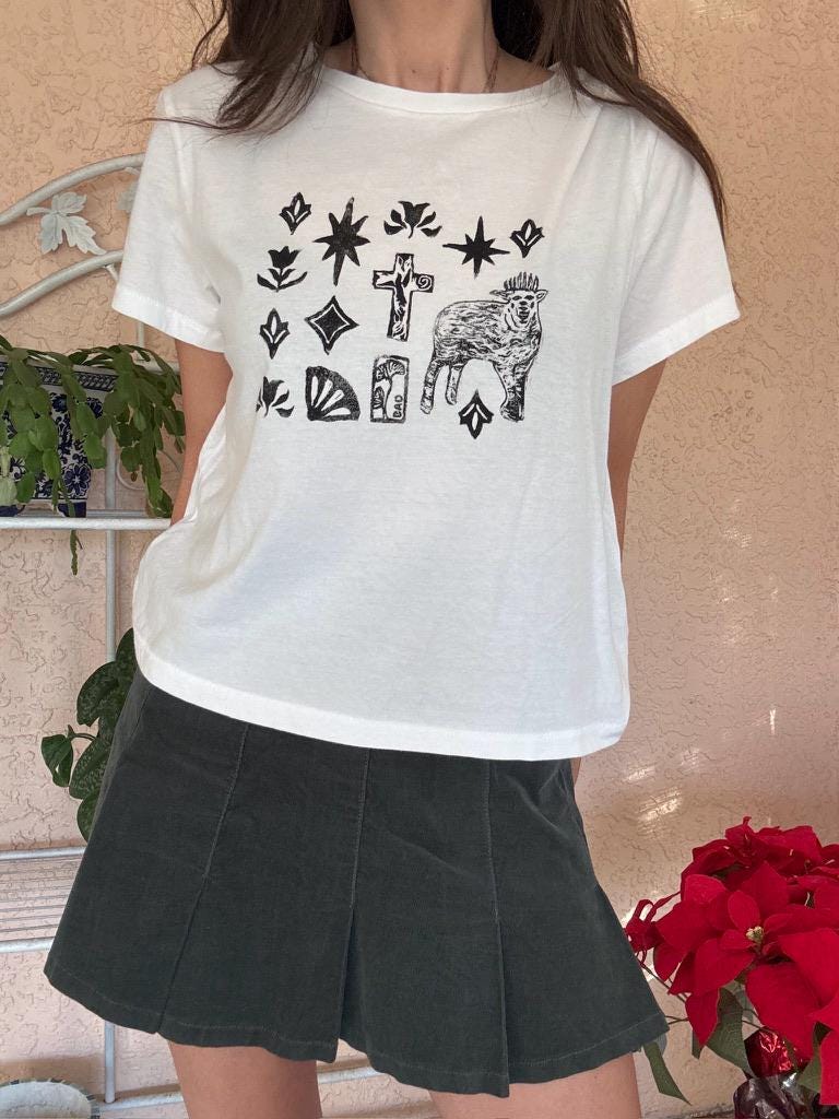 Revelation 5:6 / Linocut Tee