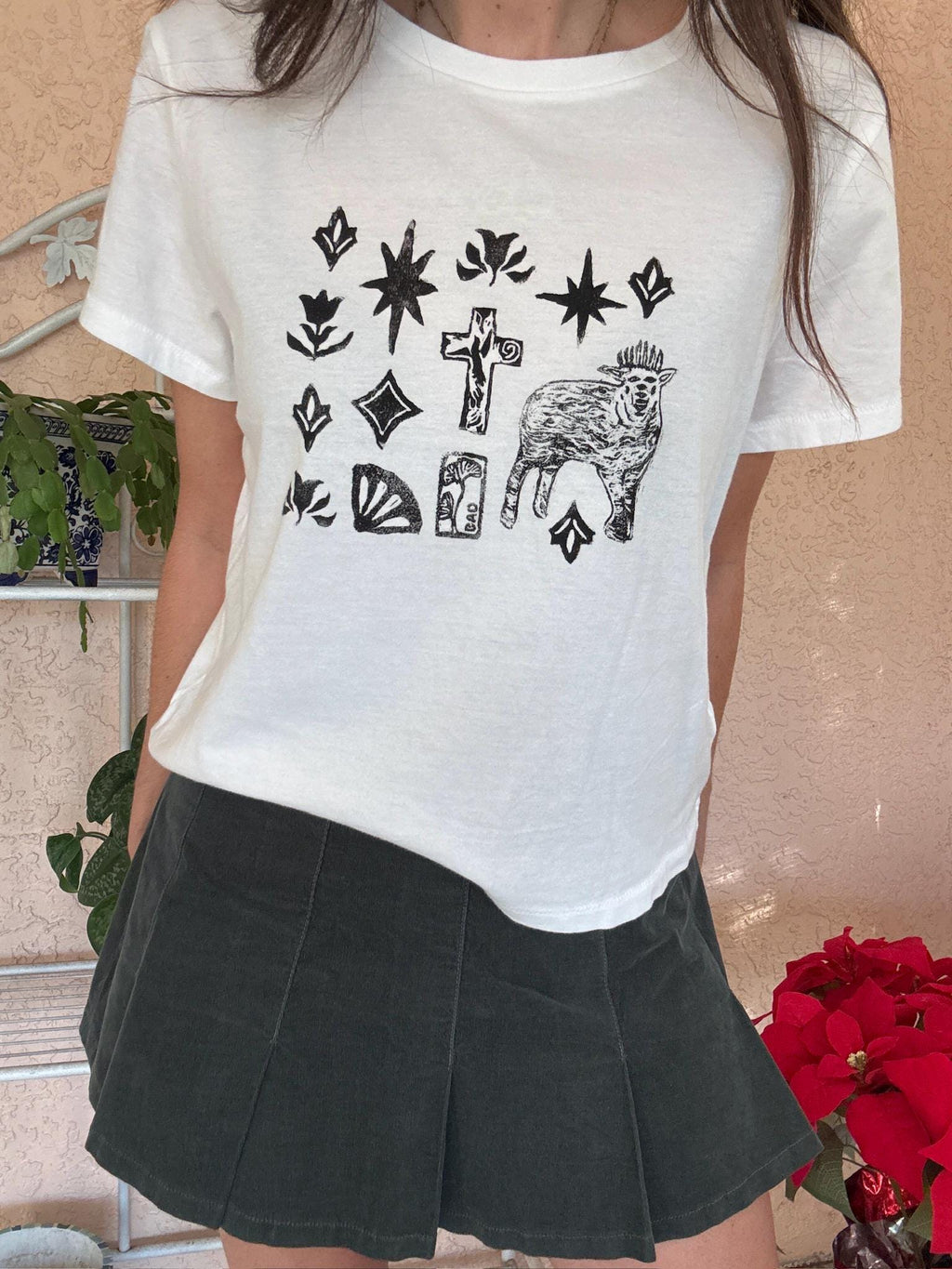 Revelation 5:6 / Linocut Tee