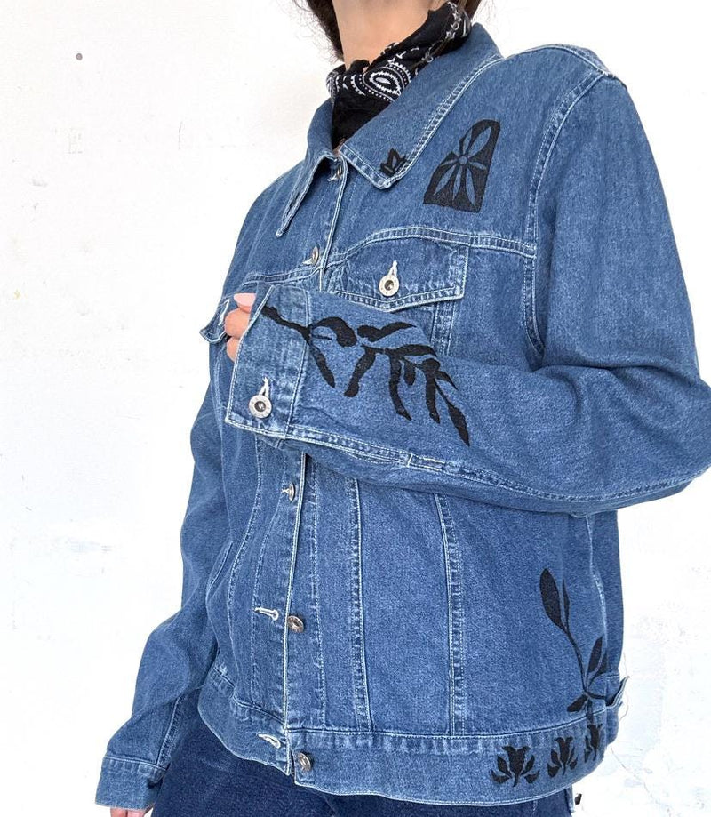 Assorted Block Print / Vintage Denim Jacket