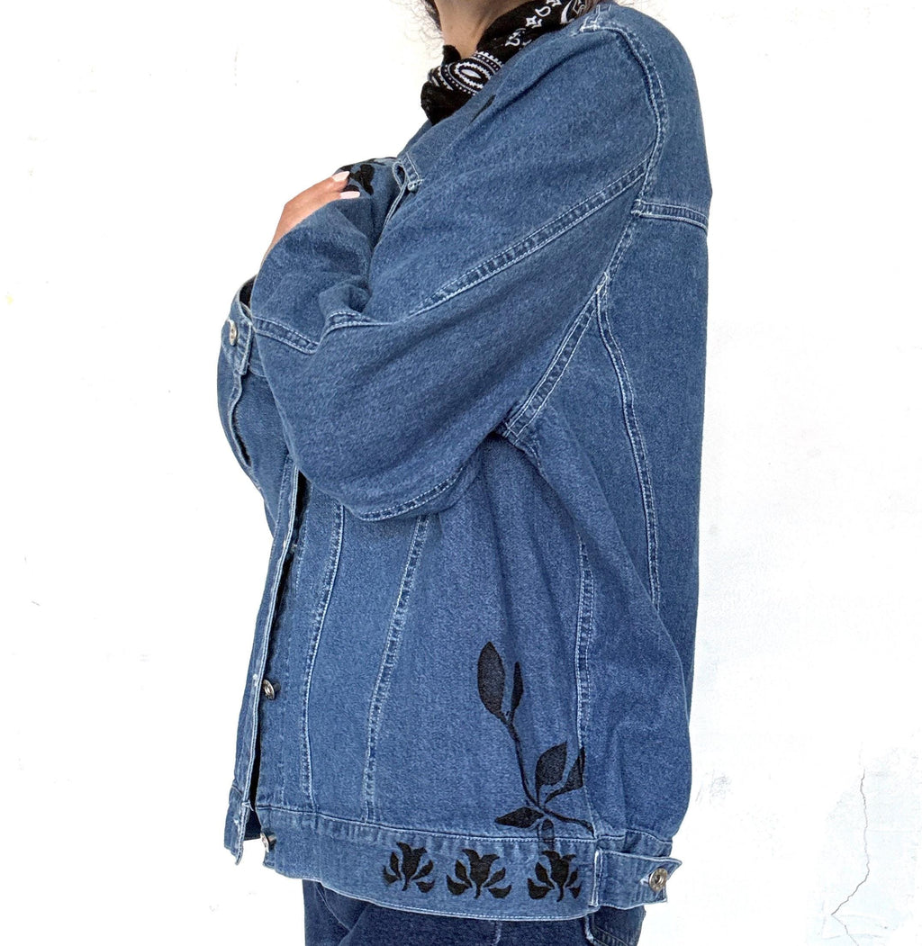 Assorted Block Print / Vintage Denim Jacket