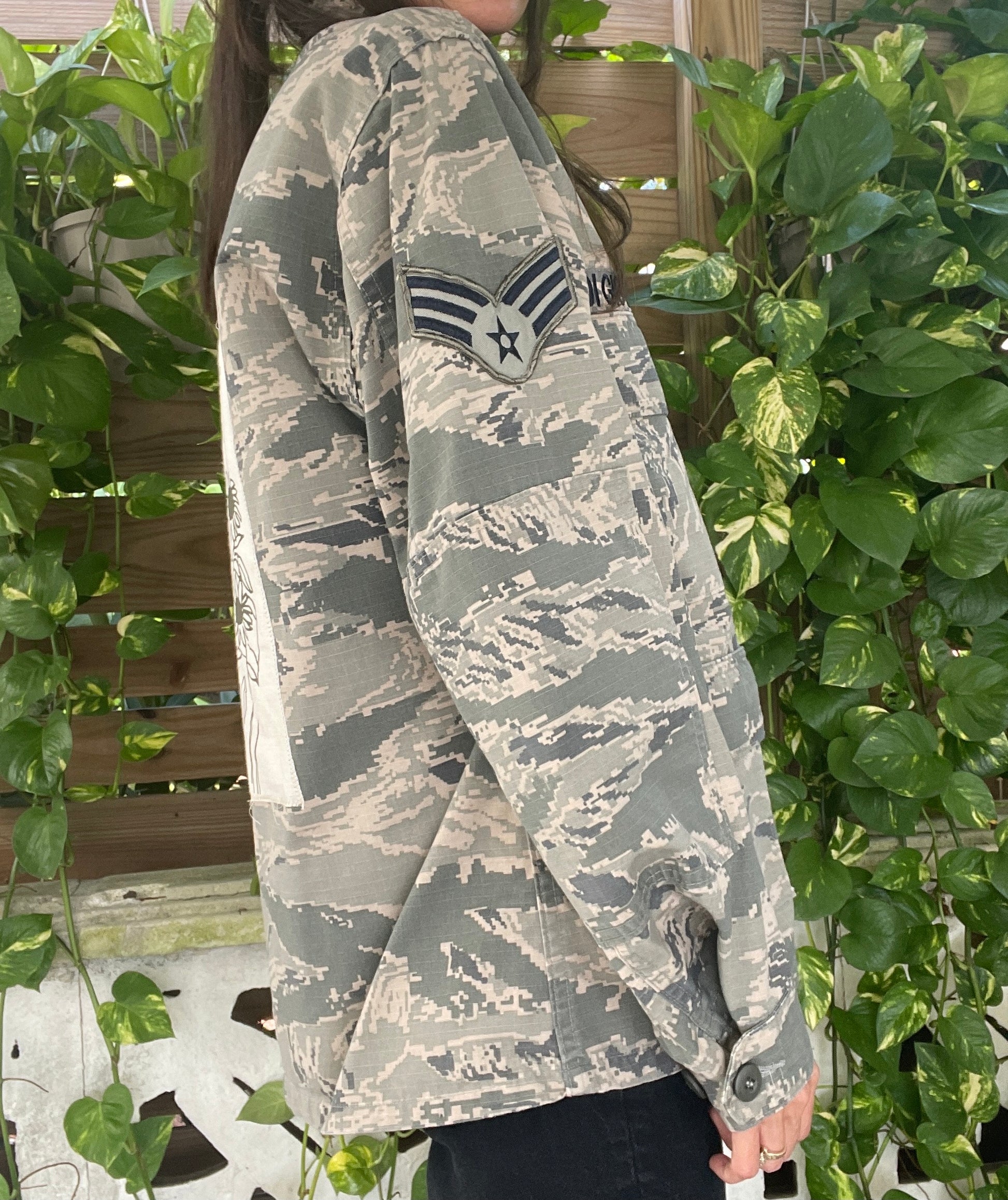 Amid the Flowers Air Force Shirt