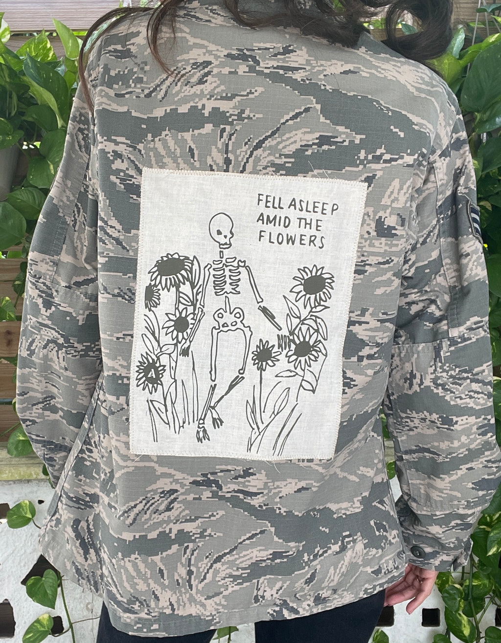 Amid the Flowers Air Force Shirt