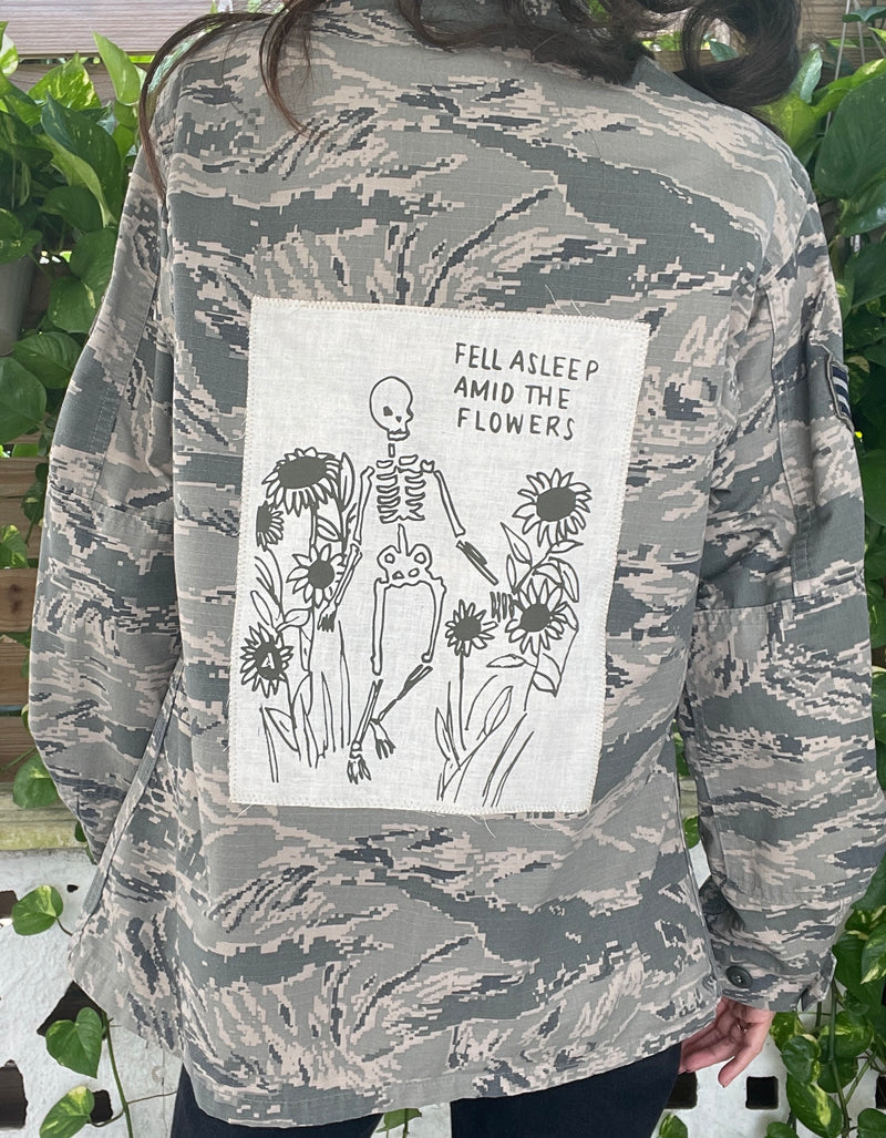 Amid the Flowers Air Force Shirt