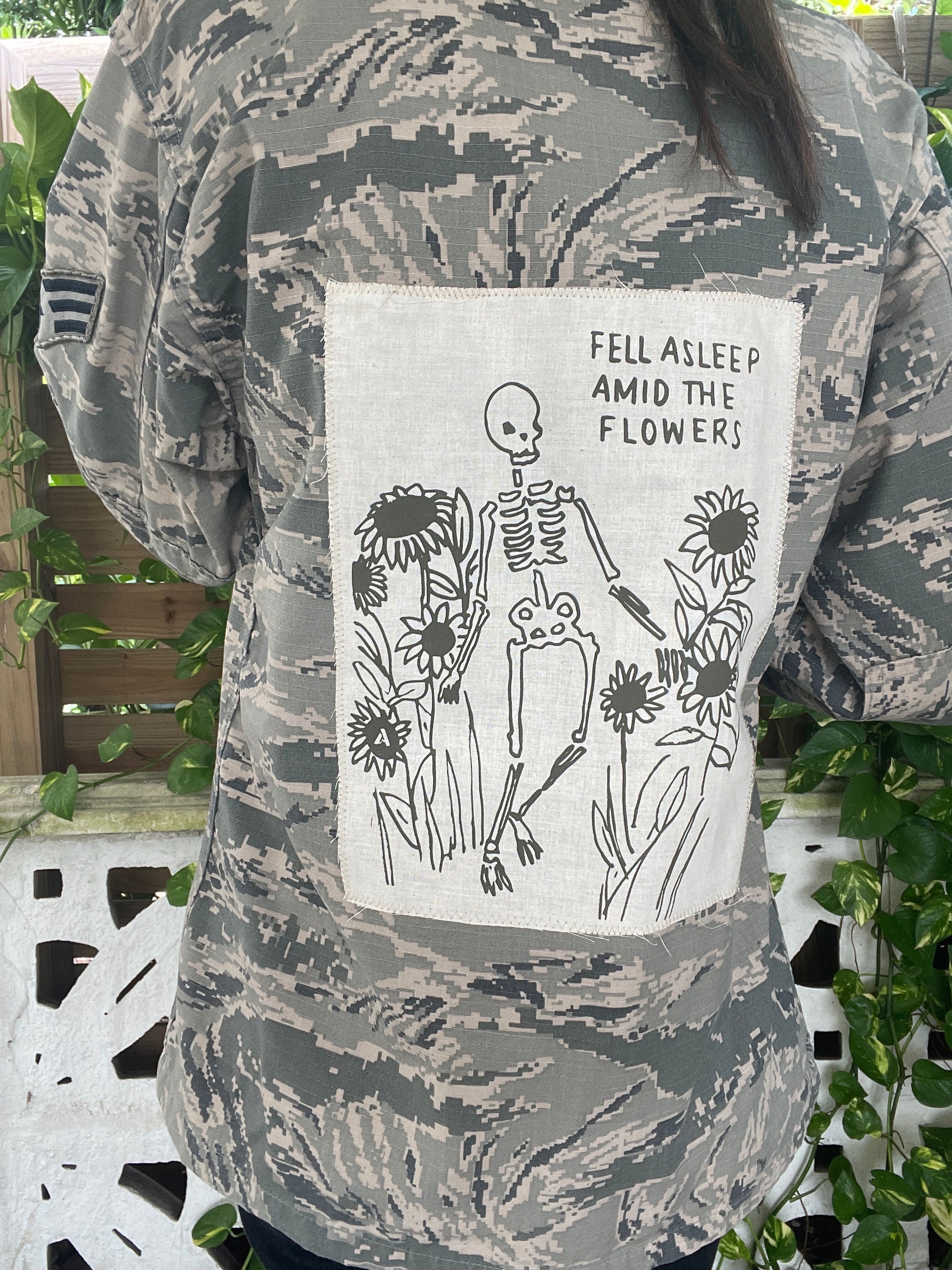 Amid the Flowers Air Force Shirt