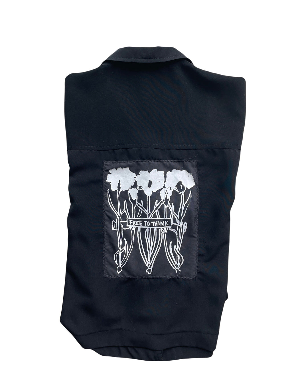 Free to Think / Back Patch Blouse